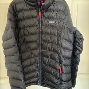 Patagonia Puffer Jacket with Fuchsia Details